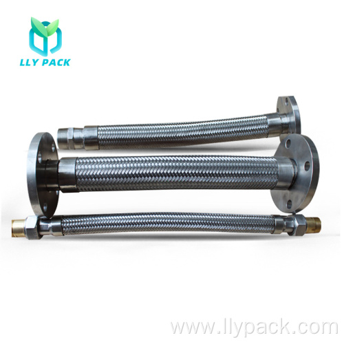 Stainless steel flexible metal braided tube